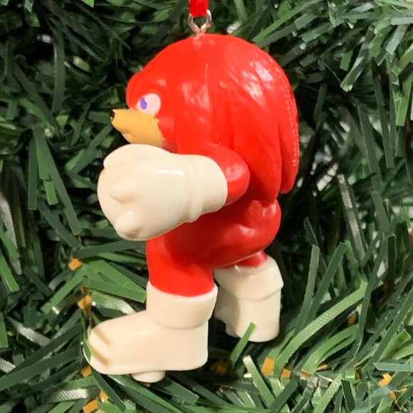 4 for $20 Sonic the Hedgehog Knuckles Christmas Ornament - Picture 3 of 10